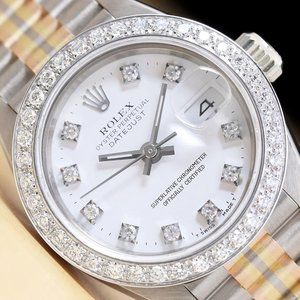 Rolex President Ladies 18k Gold Watch w/ Box & Hangtag